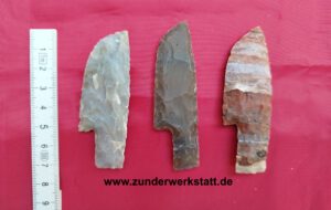 Feuerstein Messer Steinzeitmesser