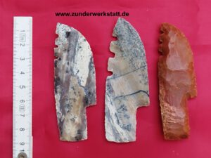 Steinmesser, Jaspis, Achat,